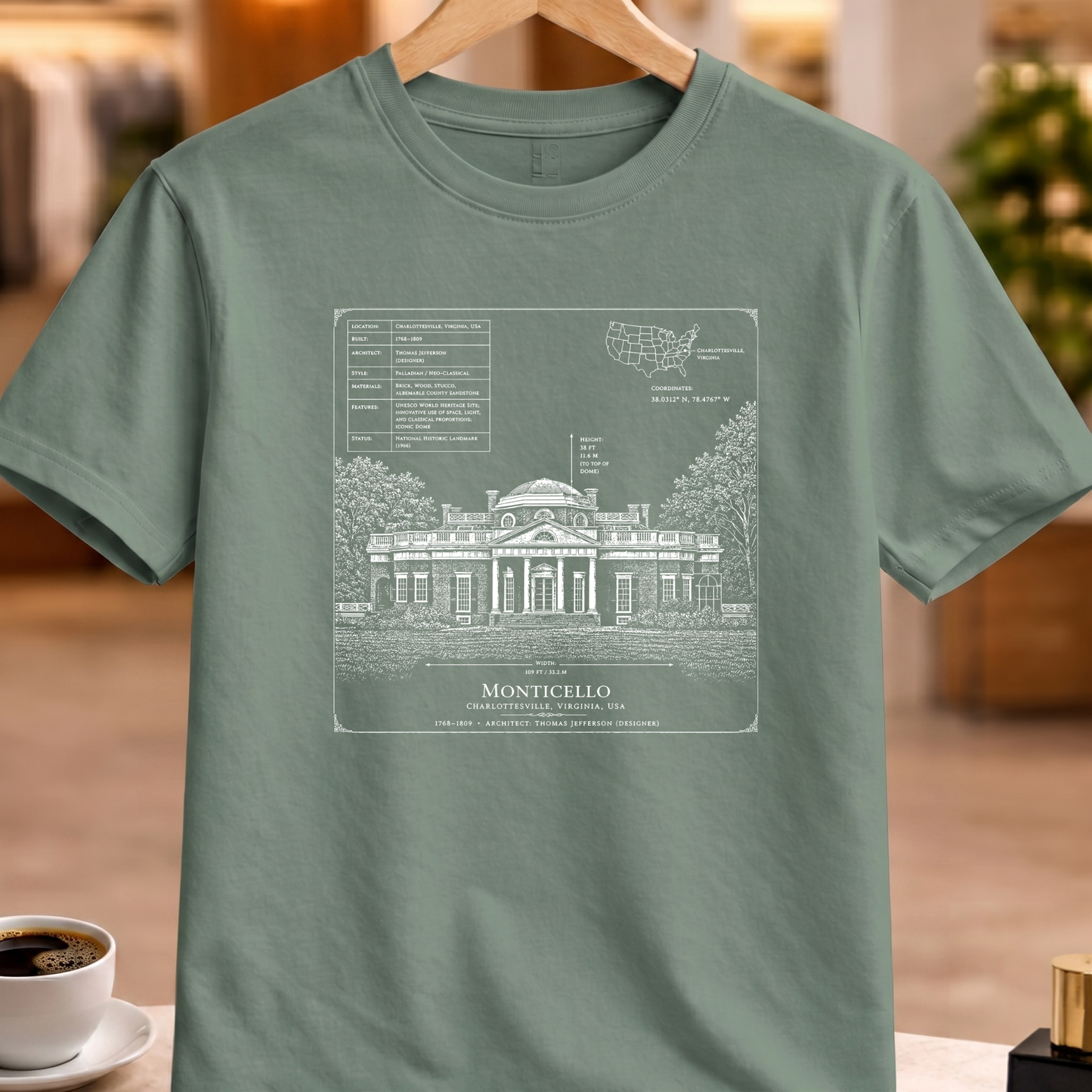MONTICELLO T-SHIRT
