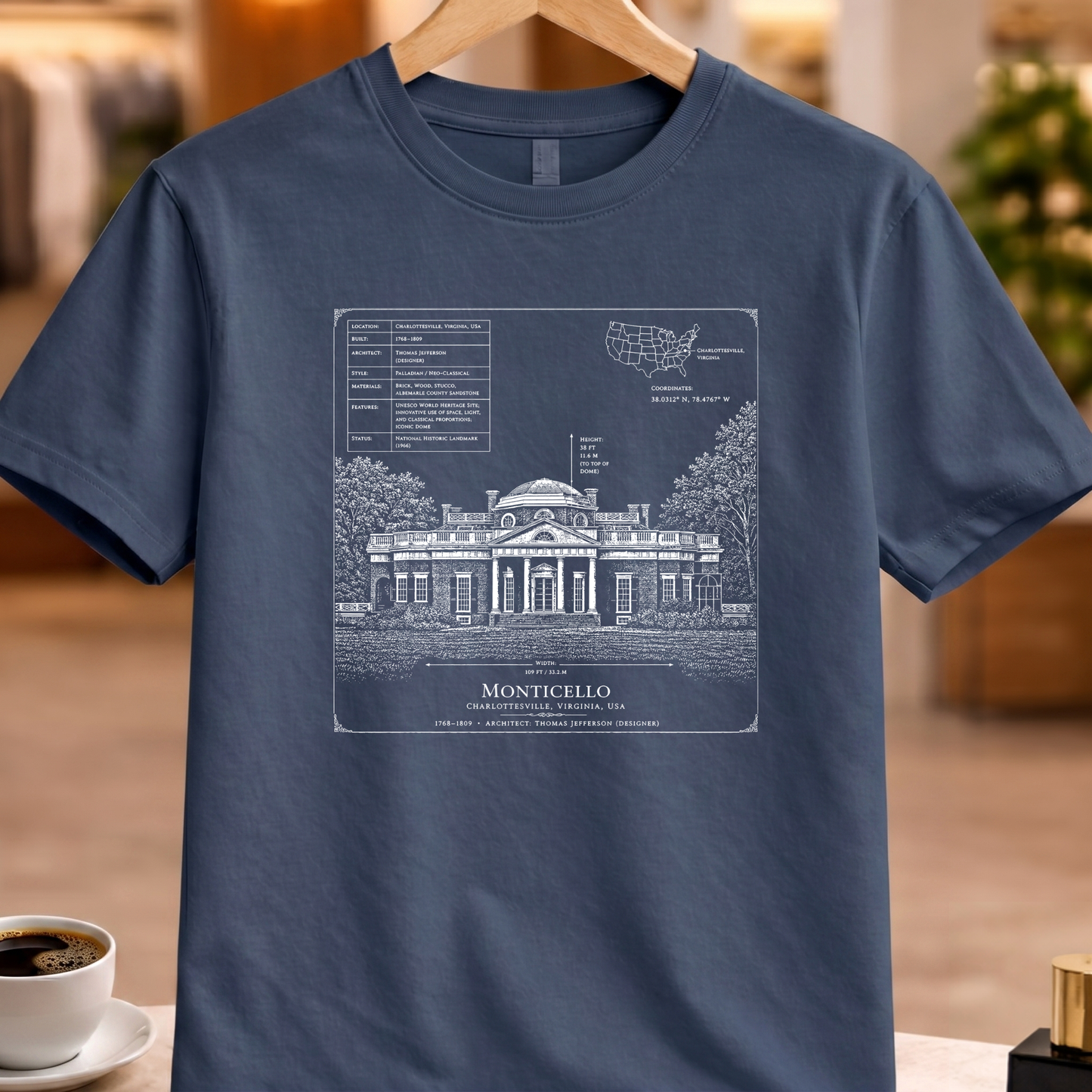 MONTICELLO T-SHIRT