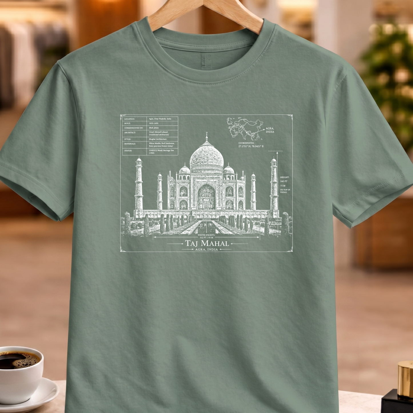 TAJ MAHAL T-SHIRT