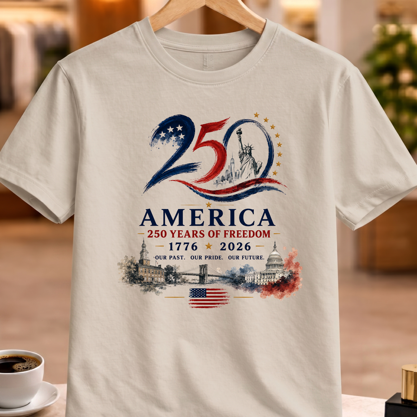 HERITAGE SKETCH USA T-SHIRT