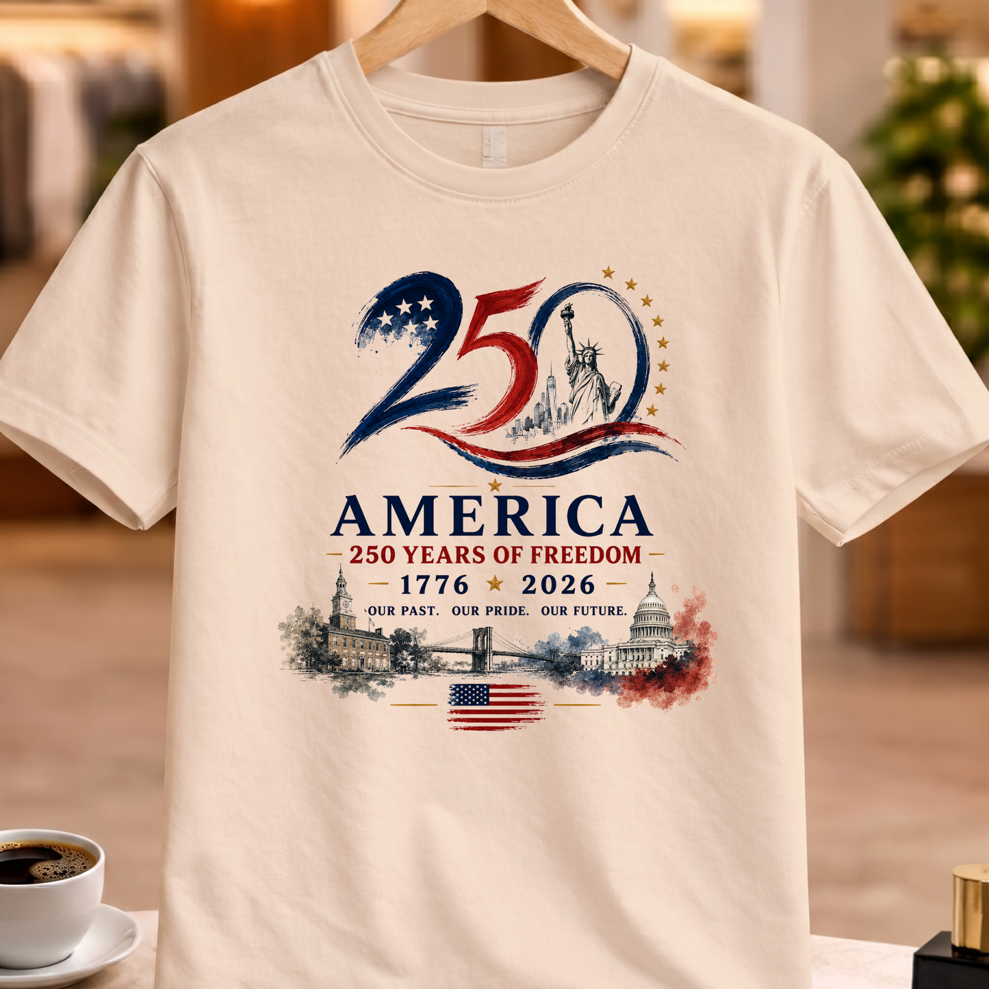 HERITAGE SKETCH USA T-SHIRT