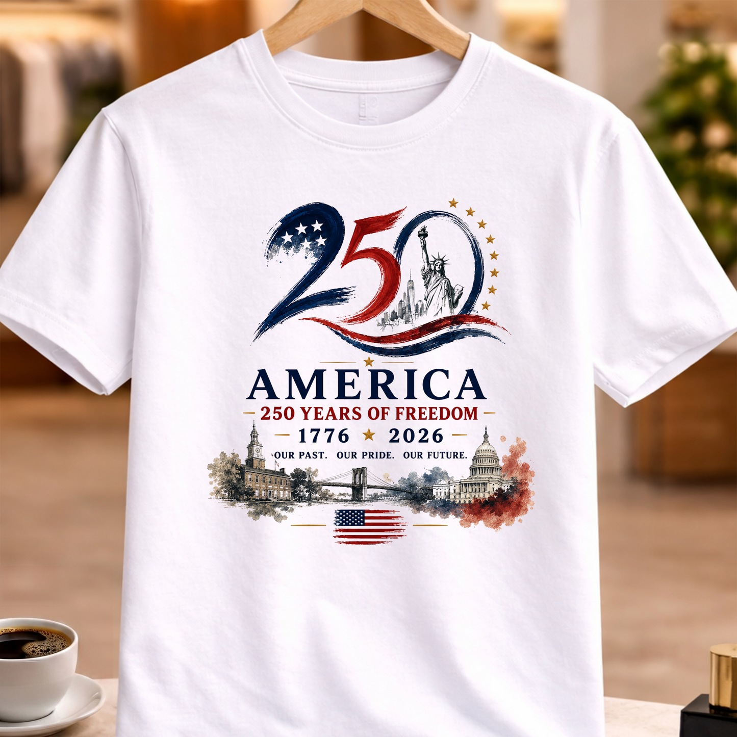 HERITAGE SKETCH USA T-SHIRT