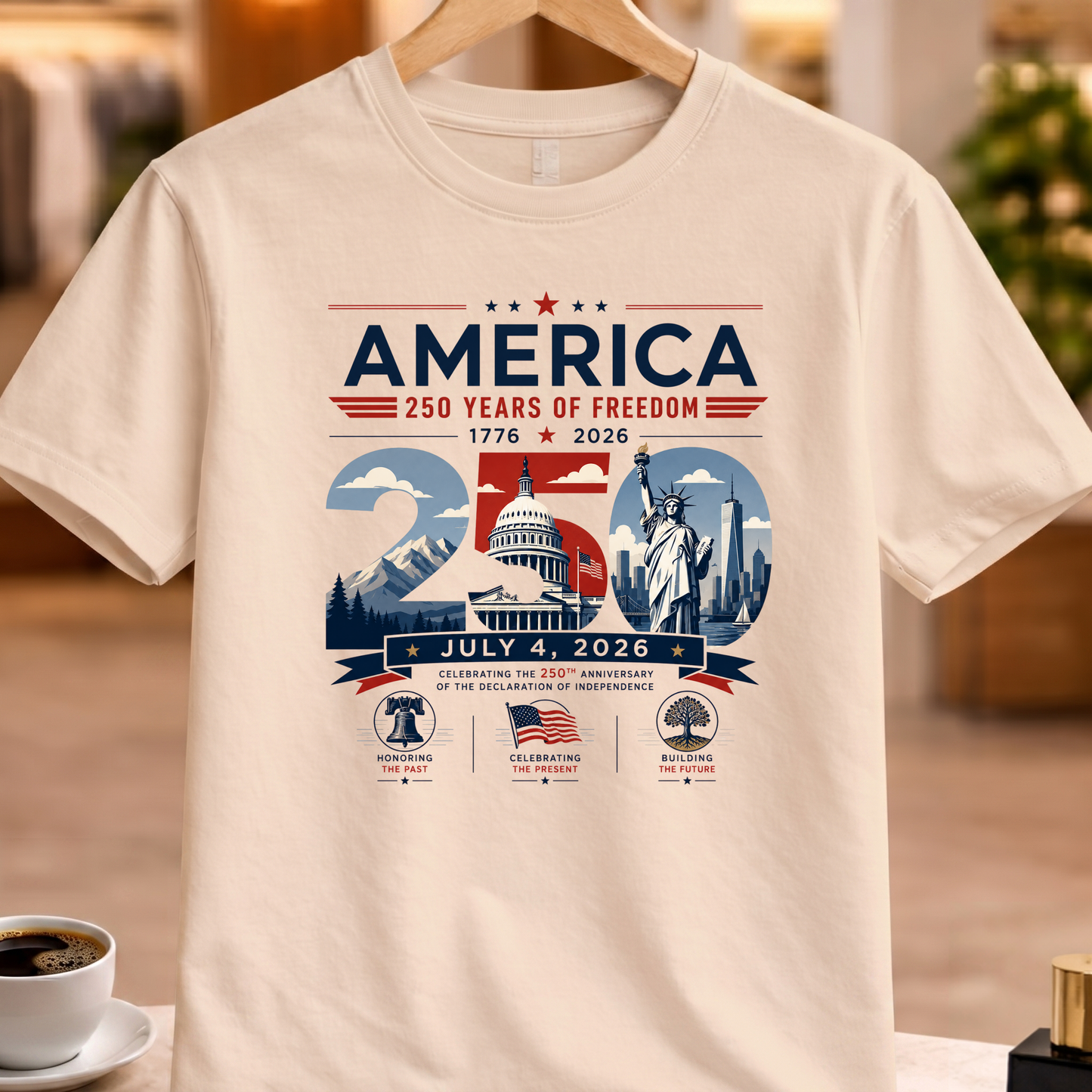 LANDMARKS OF FREEDOM T-SHIRT