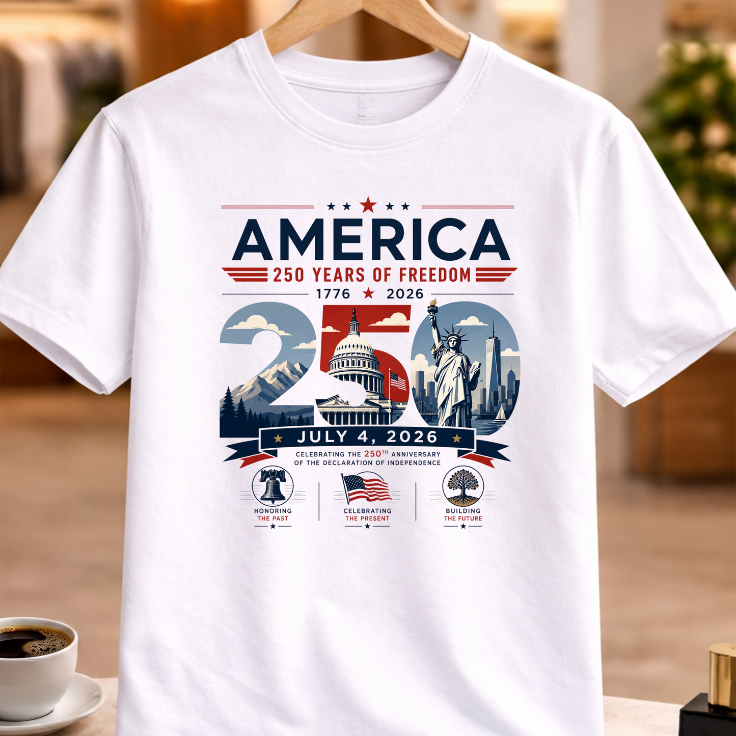 LANDMARKS OF FREEDOM T-SHIRT