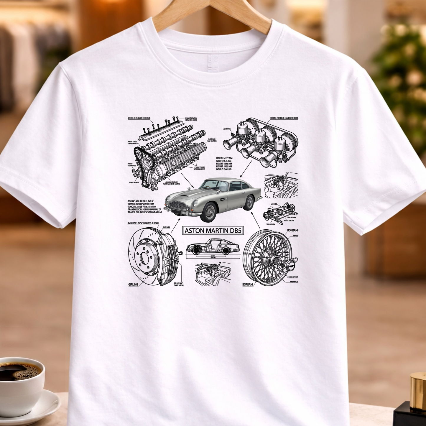 ASTON MARTIN DB5 T-SHIRT