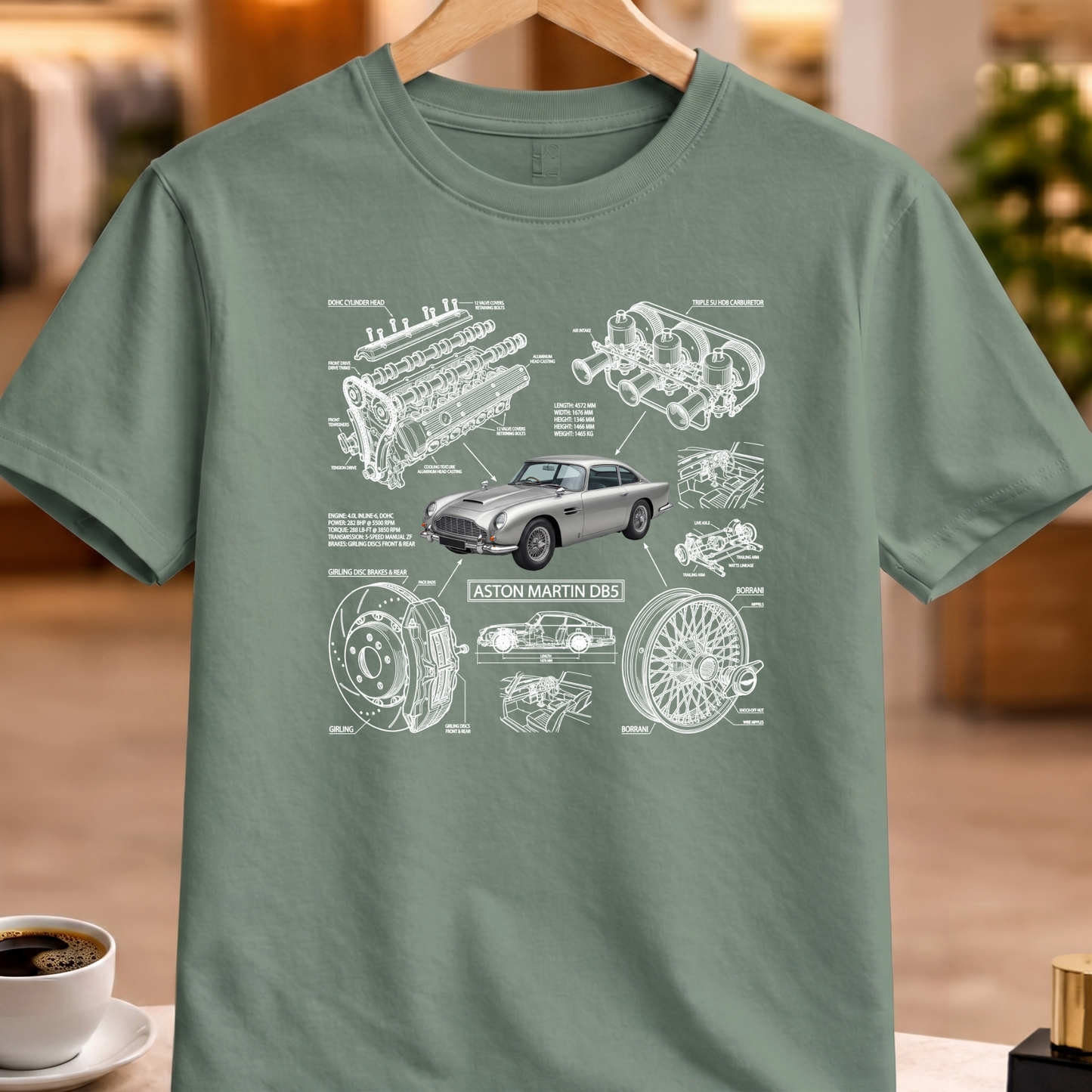 ASTON MARTIN DB5 T-SHIRT