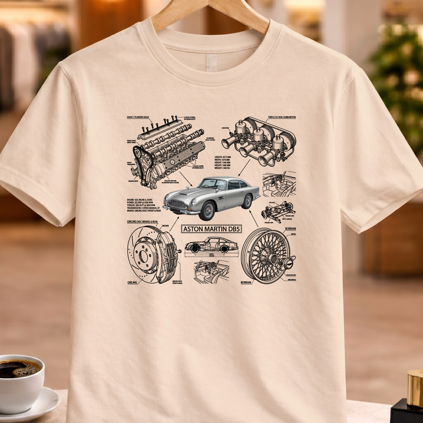 ASTON MARTIN DB5 T-SHIRT