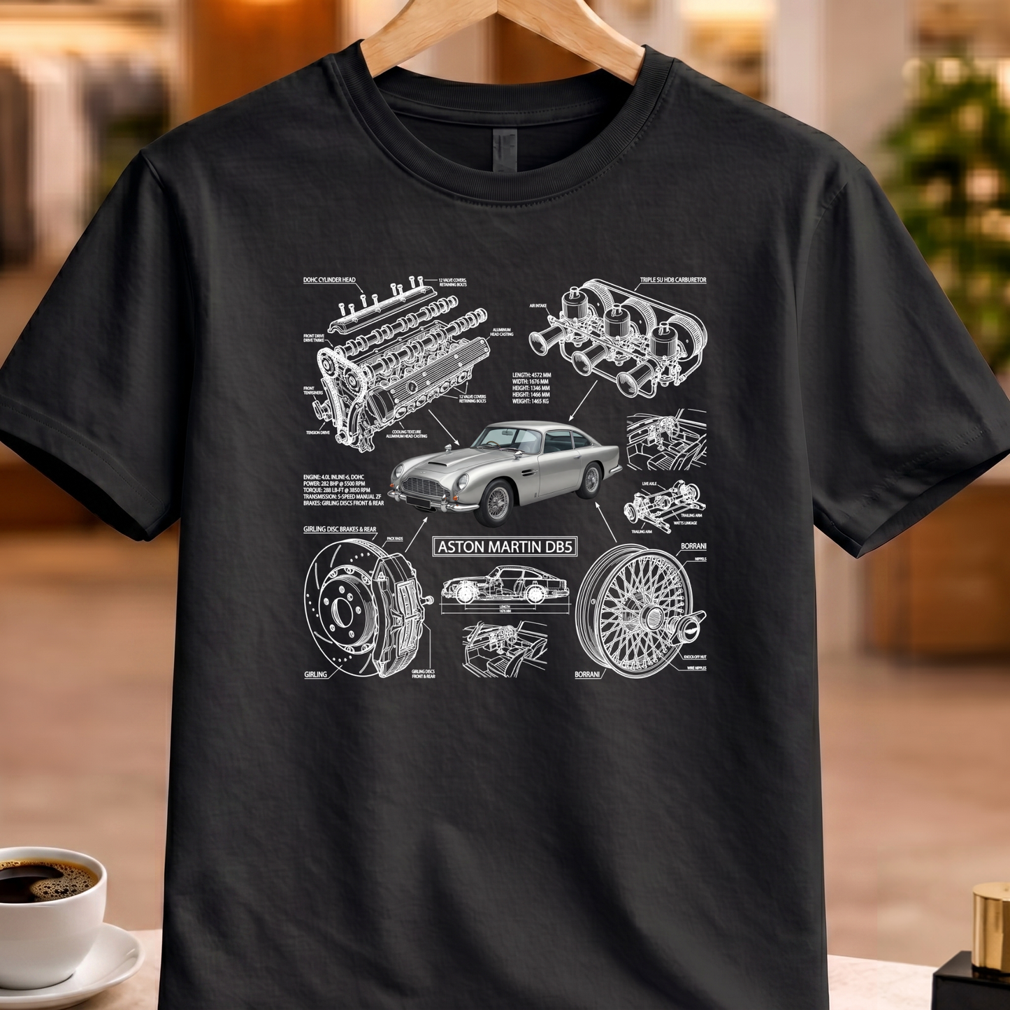 ASTON MARTIN DB5 T-SHIRT