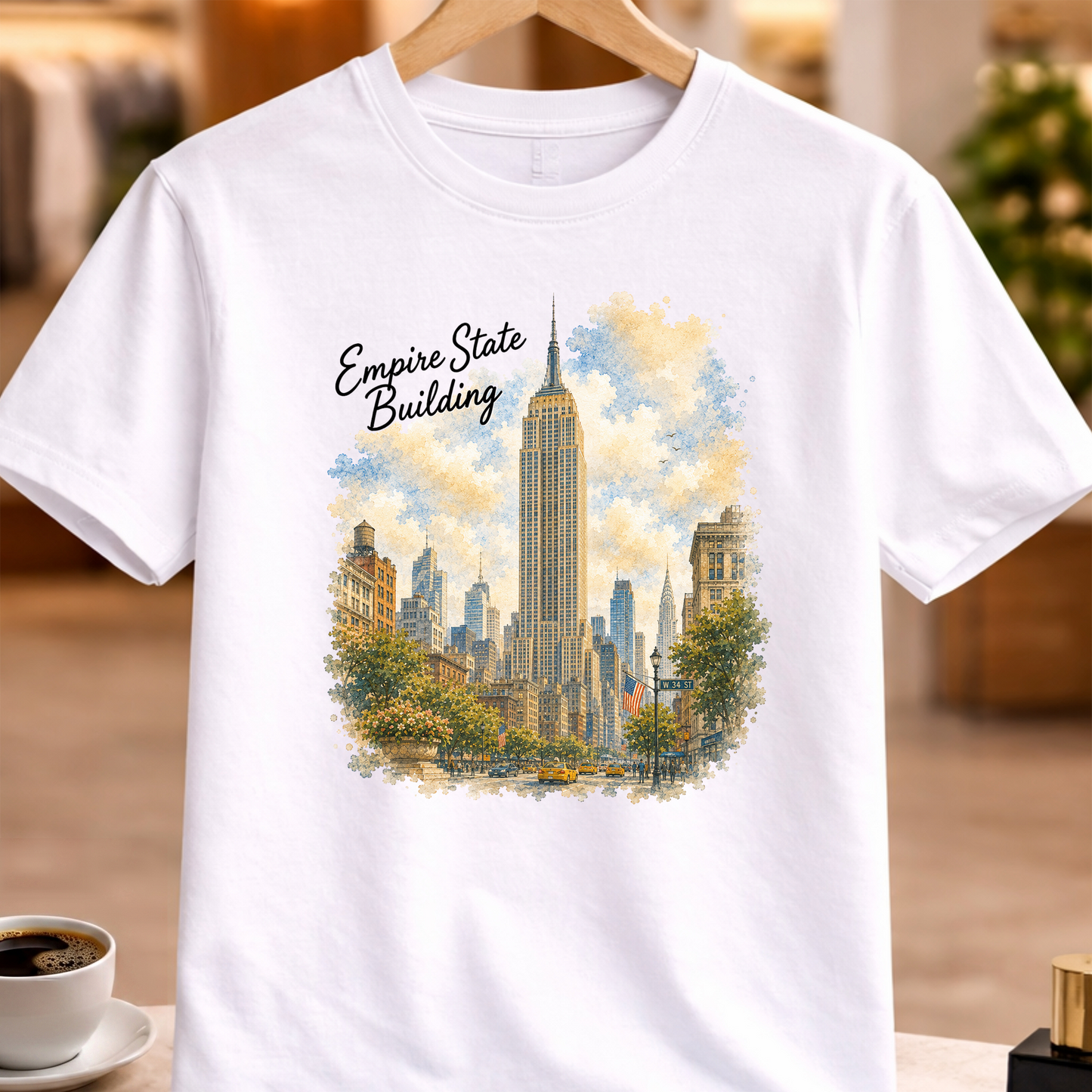 EMPIRE STATE BUILDING ART TEE