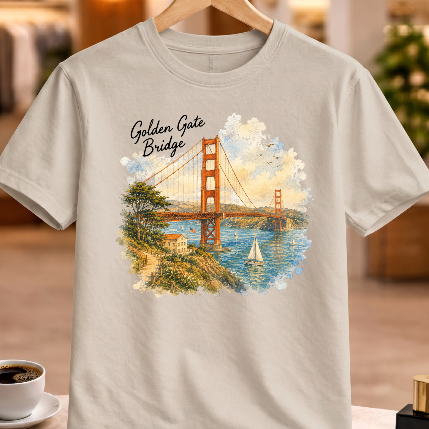 GOLDEN GATE BRIDGE ART TEE