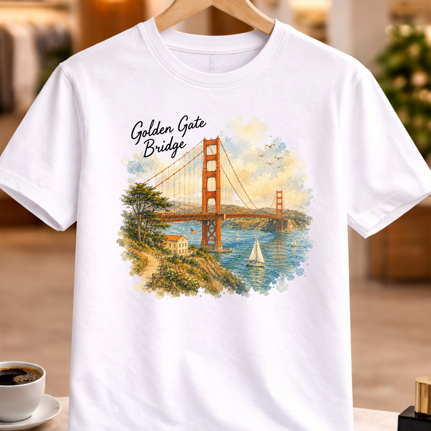 GOLDEN GATE BRIDGE ART TEE
