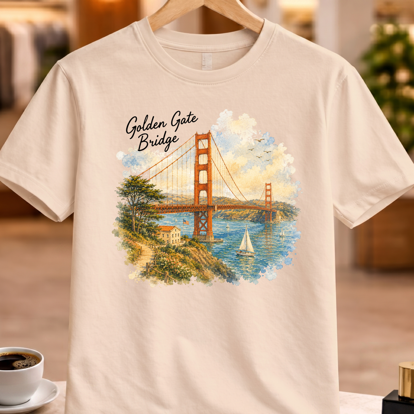GOLDEN GATE BRIDGE ART TEE