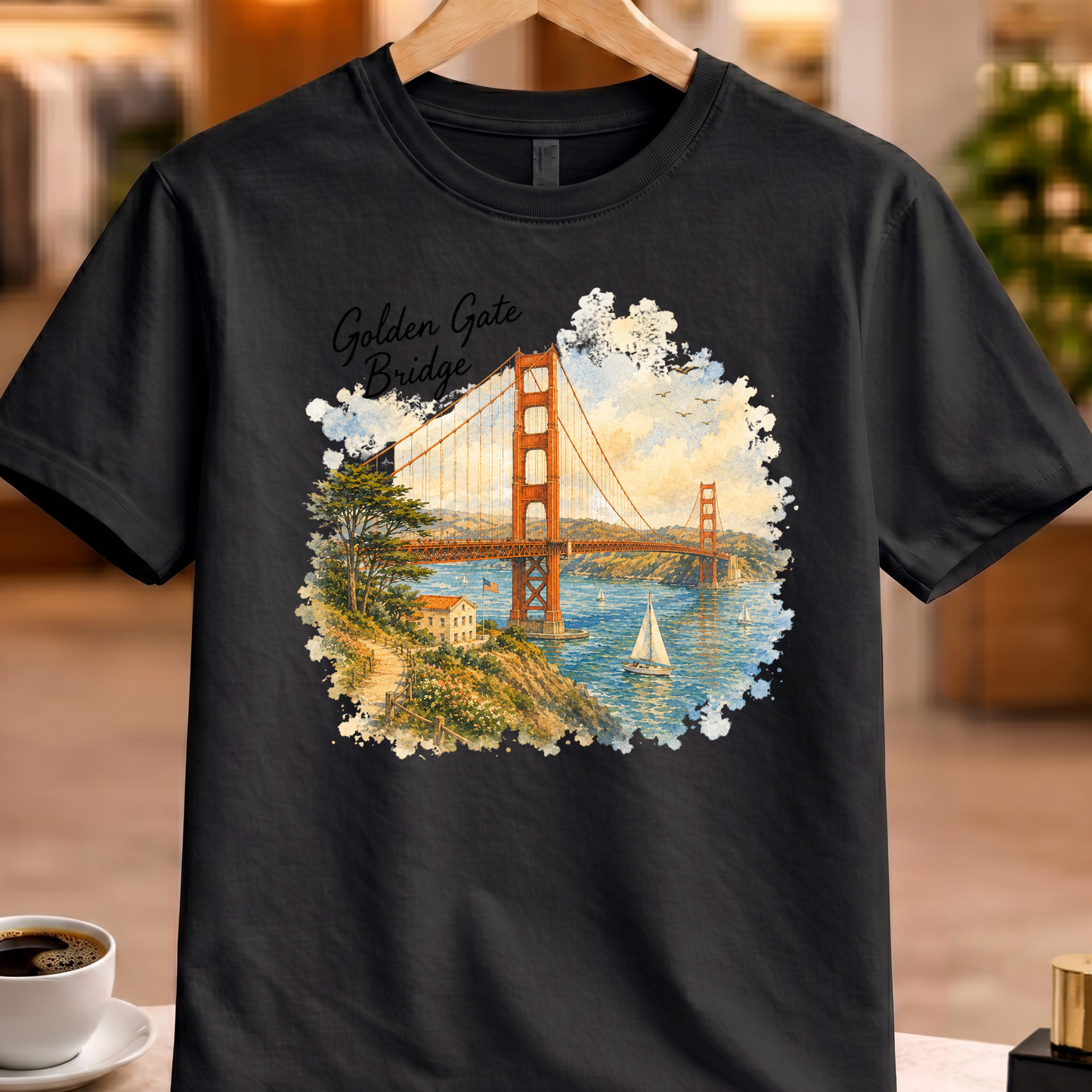GOLDEN GATE BRIDGE ART TEE