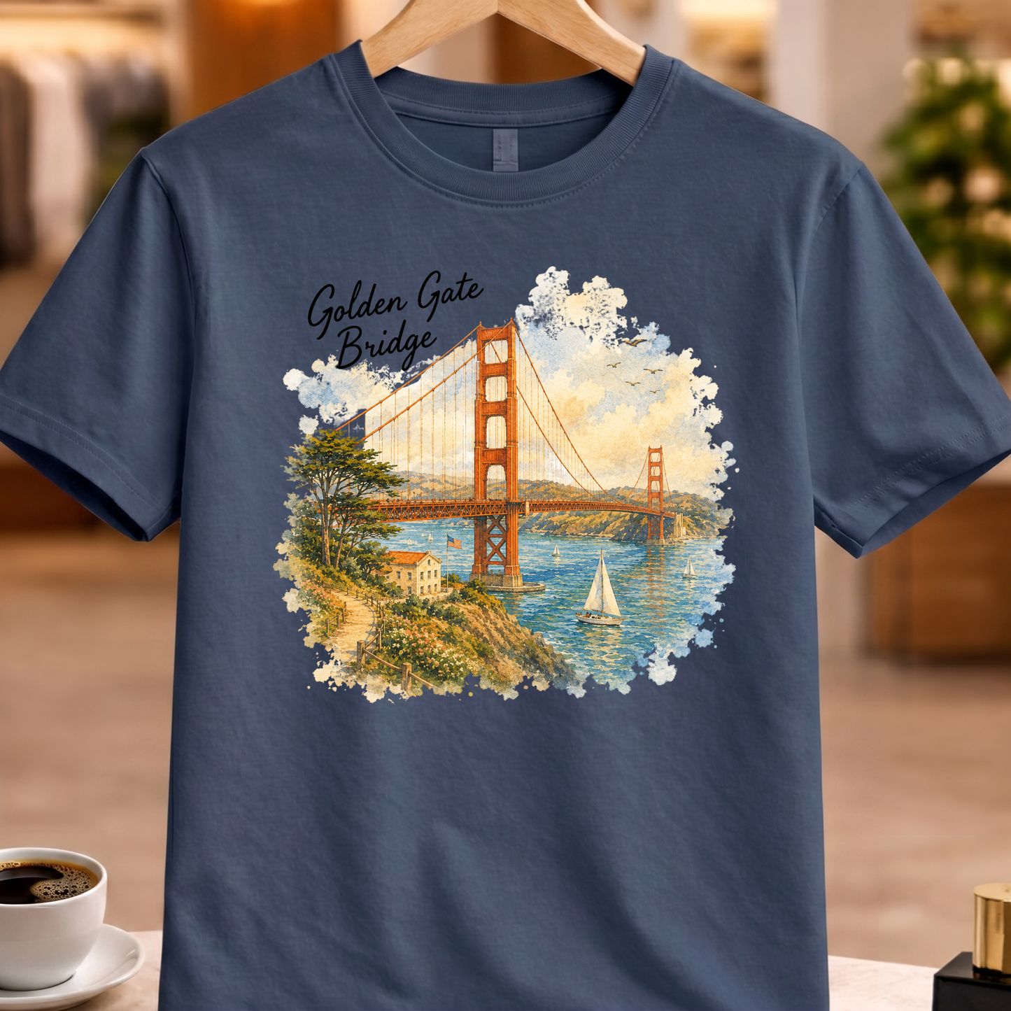 GOLDEN GATE BRIDGE ART TEE