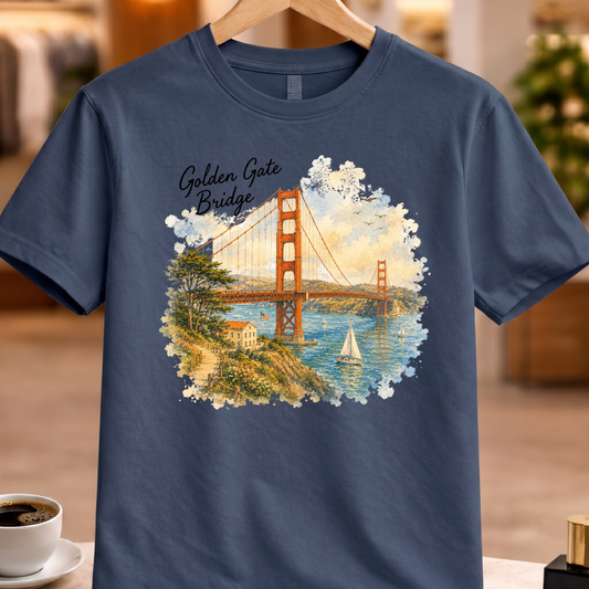 GOLDEN GATE BRIDGE ART TEE