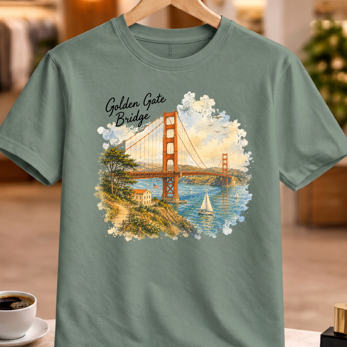 GOLDEN GATE BRIDGE ART TEE