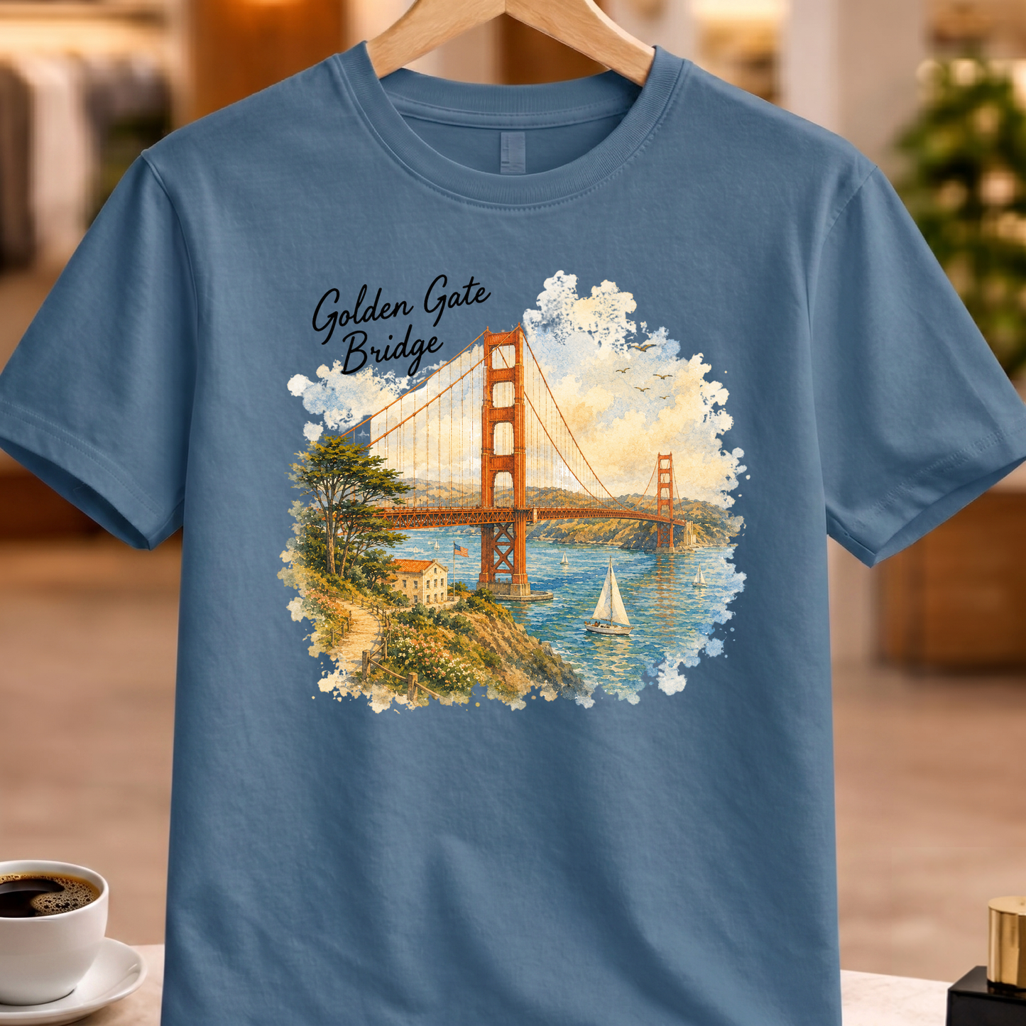 GOLDEN GATE BRIDGE ART TEE