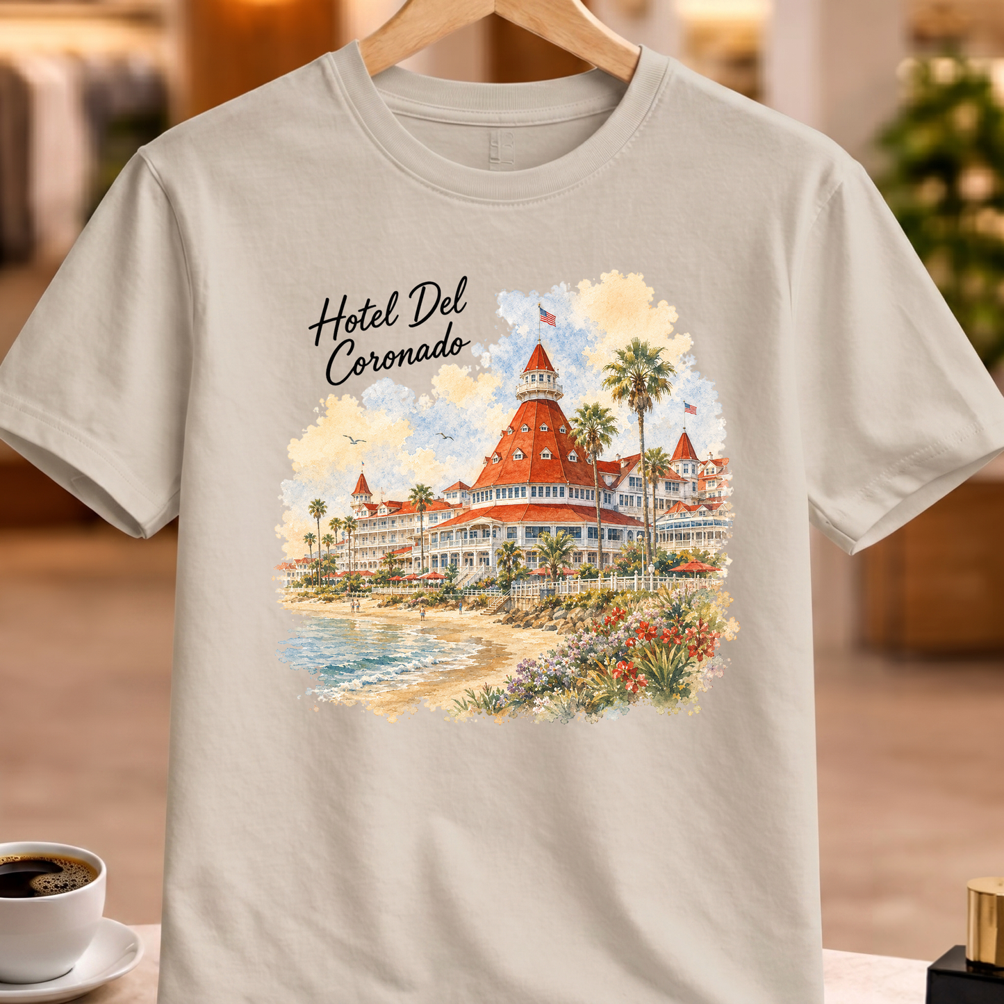 HOTEL DEL CORONADO ART TEE