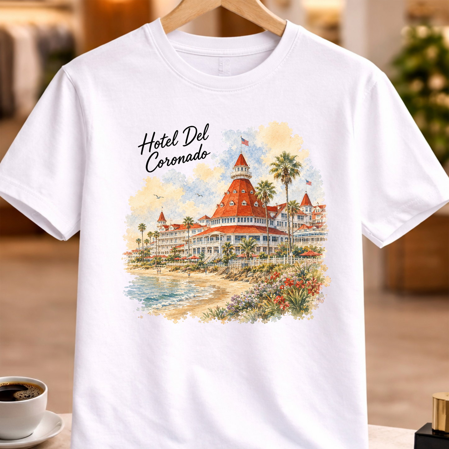 HOTEL DEL CORONADO ART TEE
