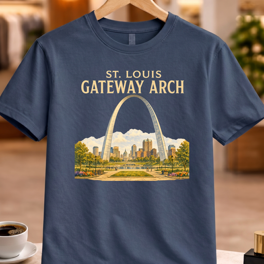 ST. LOUIS GATEWAY ARCH ART TEE