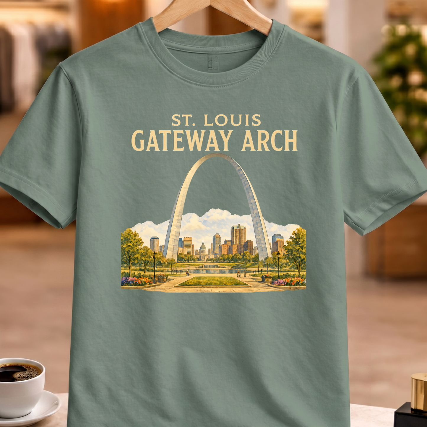 ST. LOUIS GATEWAY ARCH ART TEE