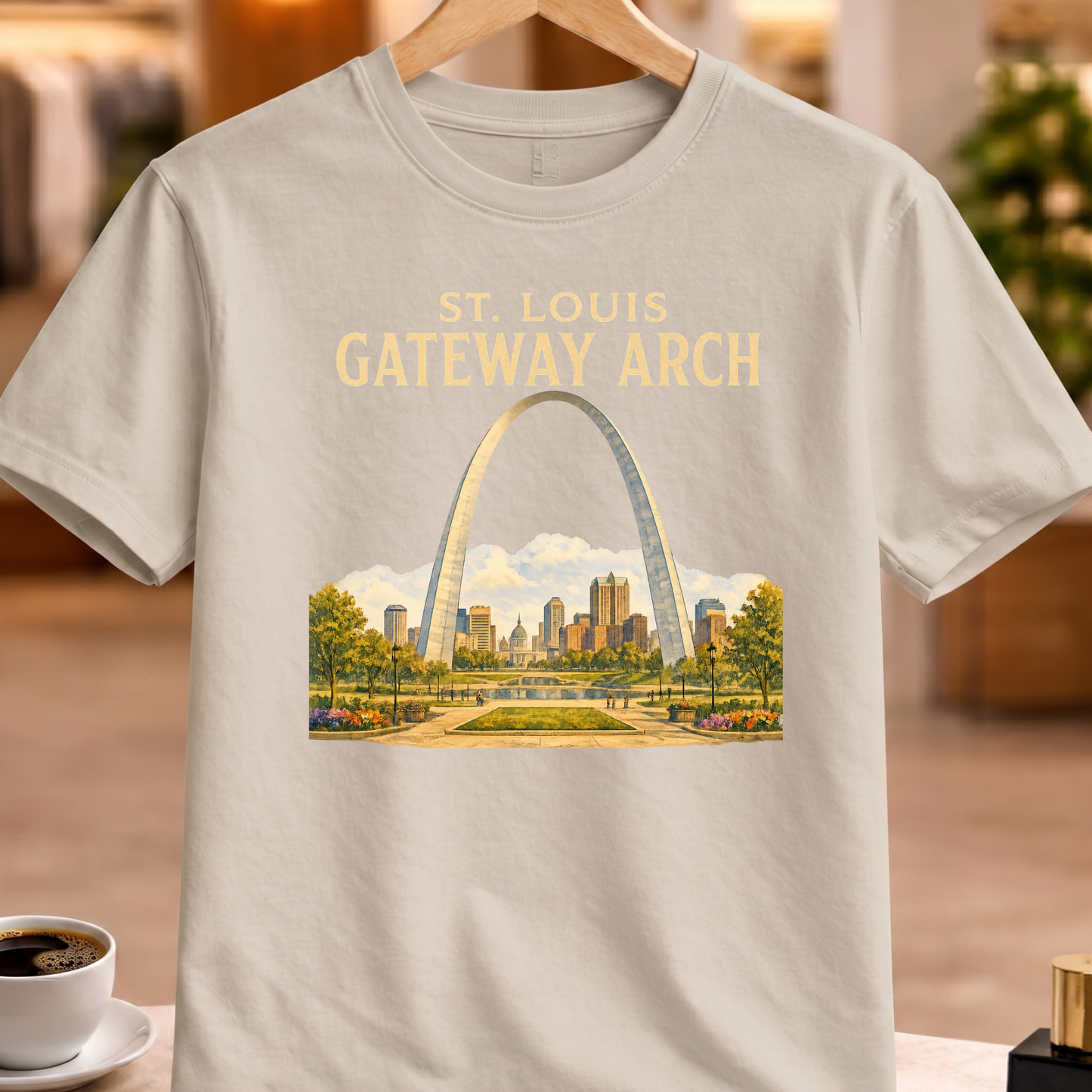 ST. LOUIS GATEWAY ARCH ART TEE