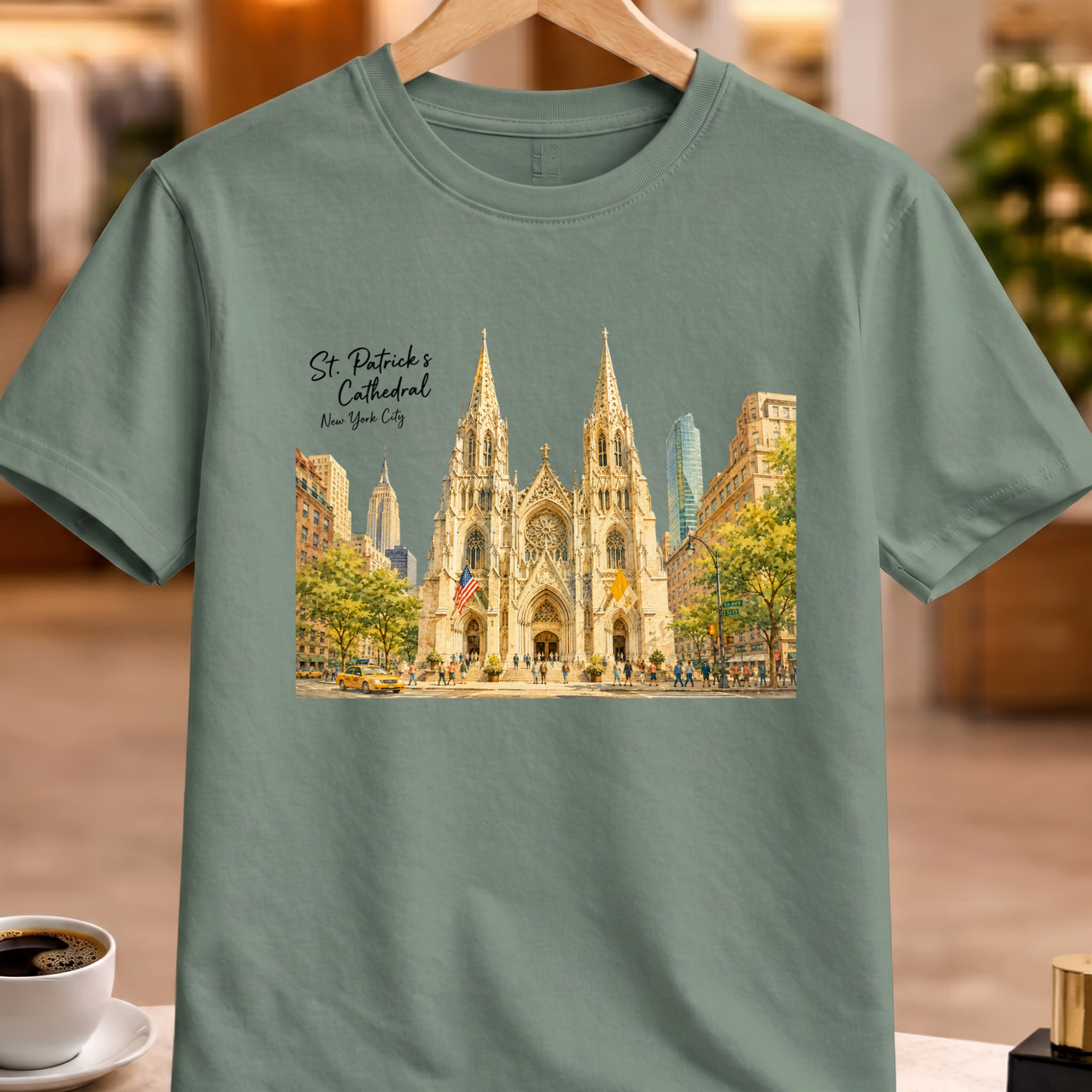 ST. PATRICK'S CATHEDRAL IN NYC ART TEE
