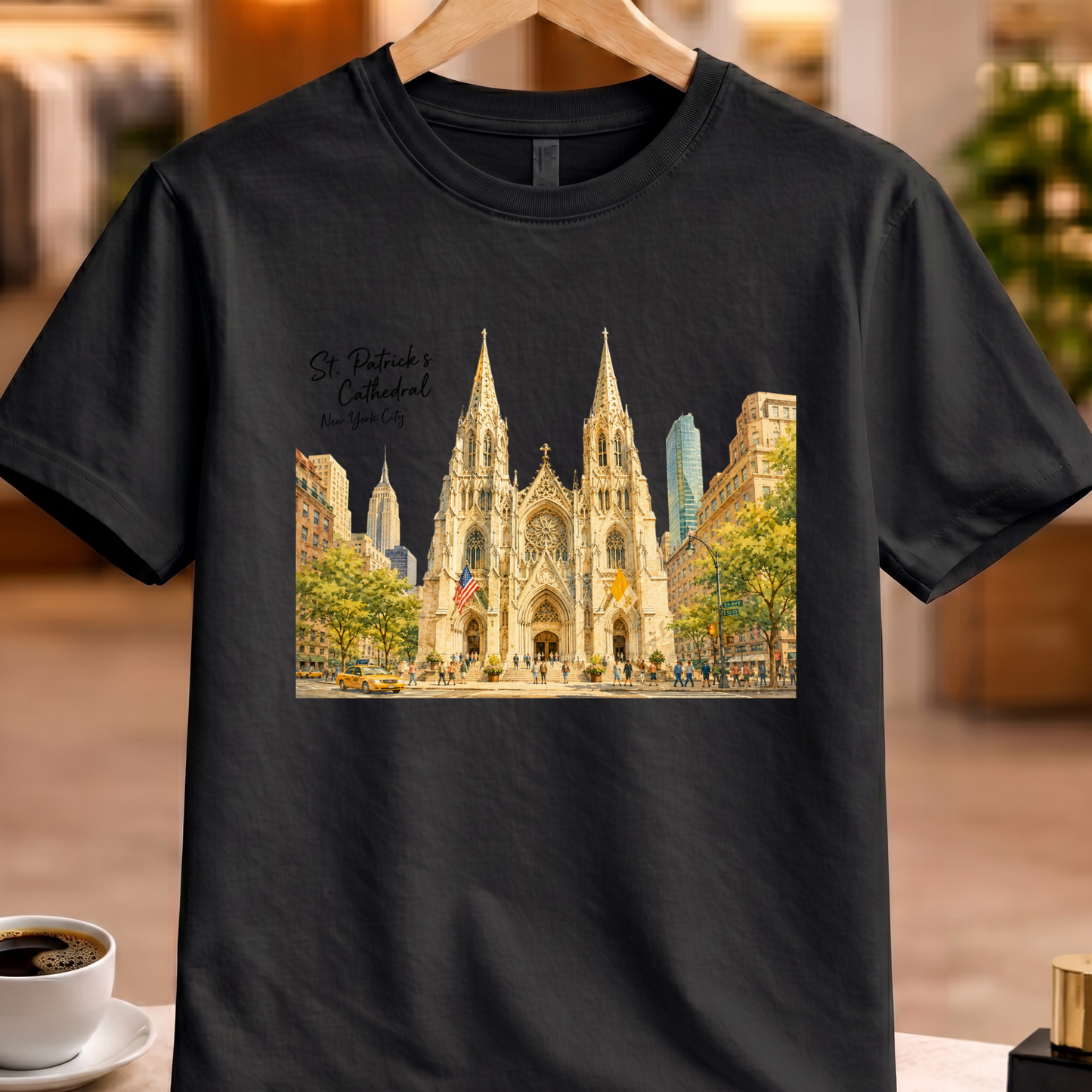 ST. PATRICK'S CATHEDRAL IN NYC ART TEE