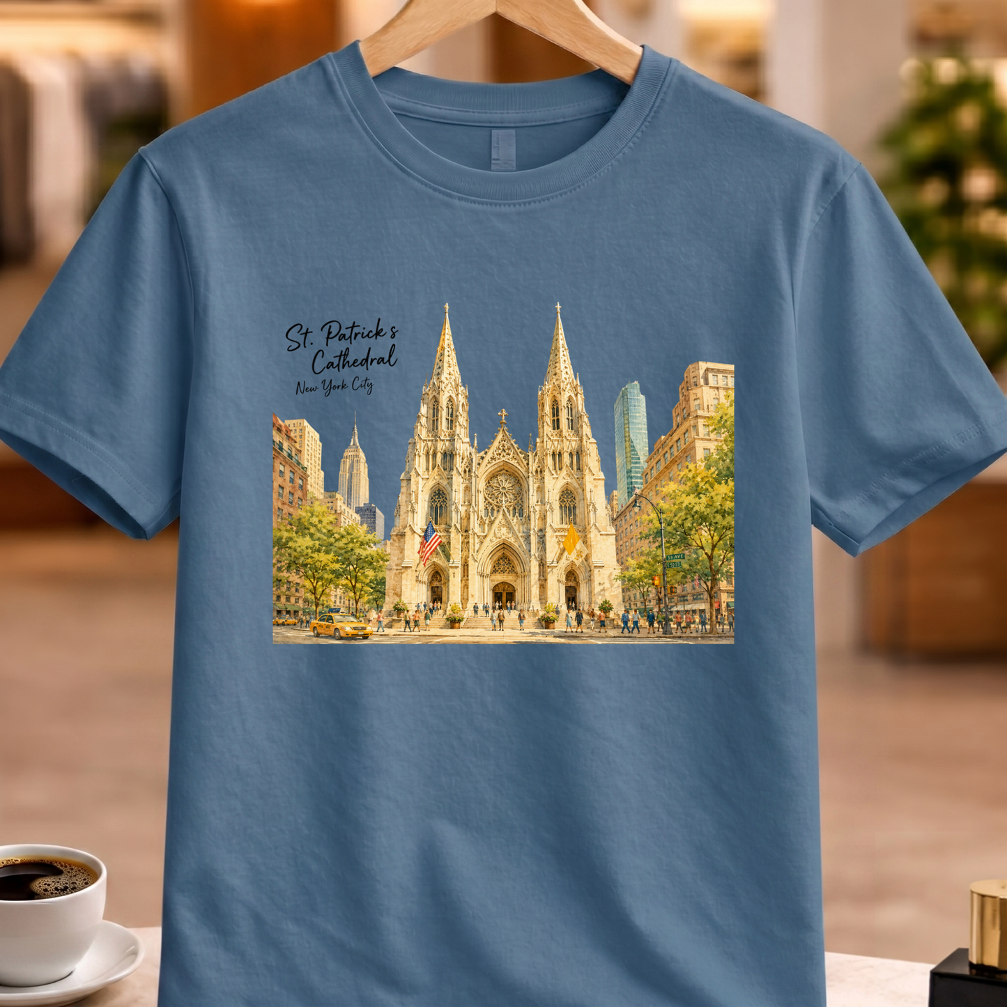 ST. PATRICK'S CATHEDRAL IN NYC ART TEE