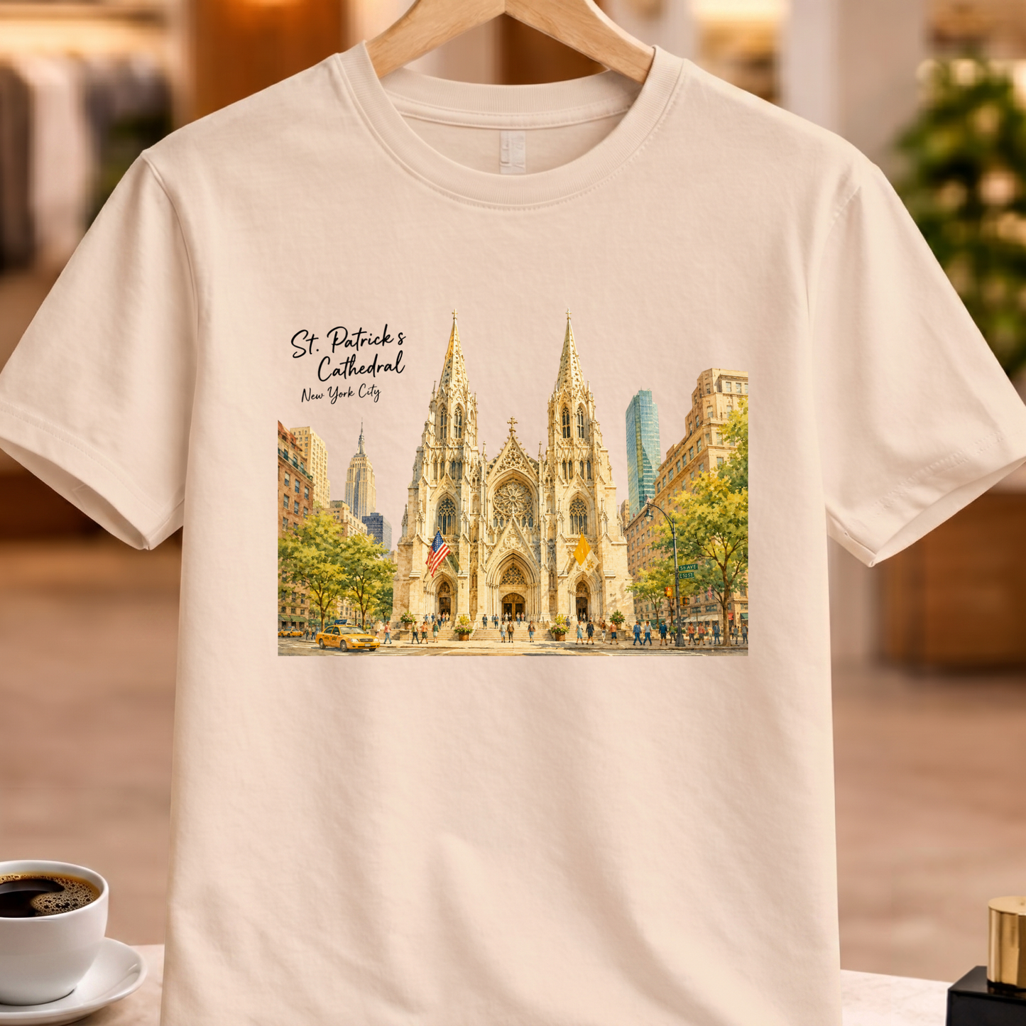 ST. PATRICK'S CATHEDRAL IN NYC ART TEE