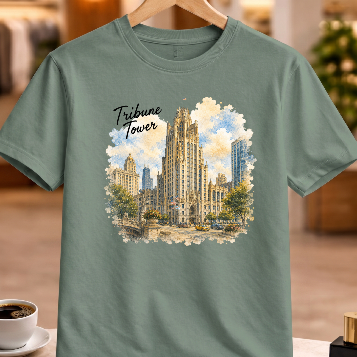 TRIBUNE TOWER ART TEE