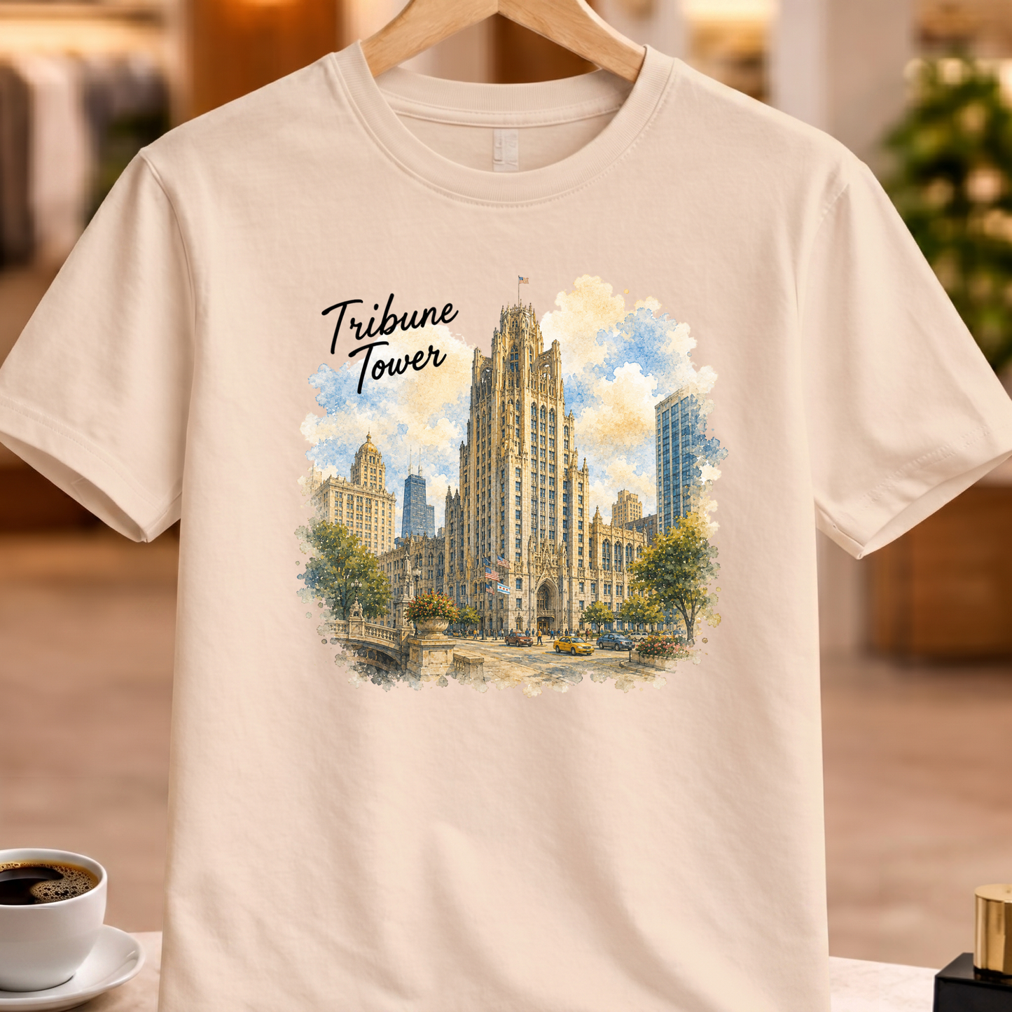 TRIBUNE TOWER ART TEE