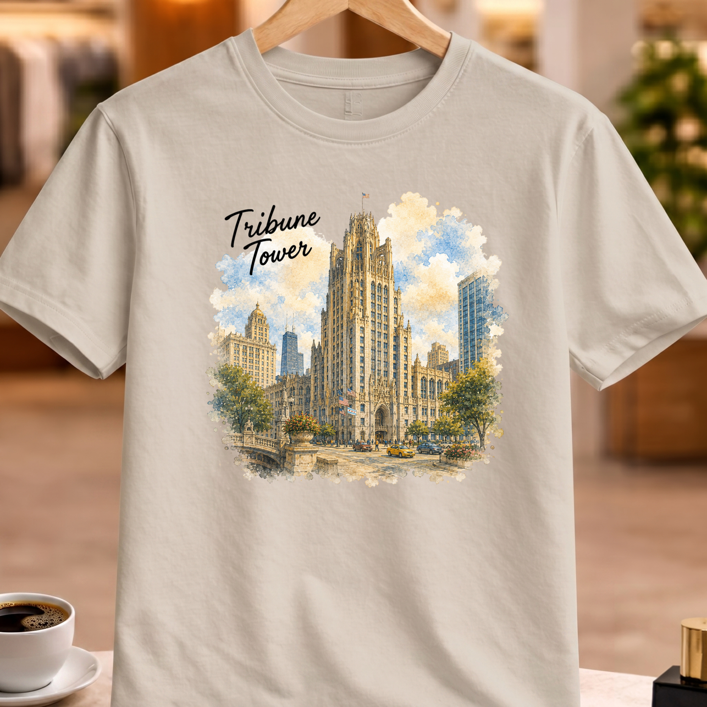 TRIBUNE TOWER ART TEE