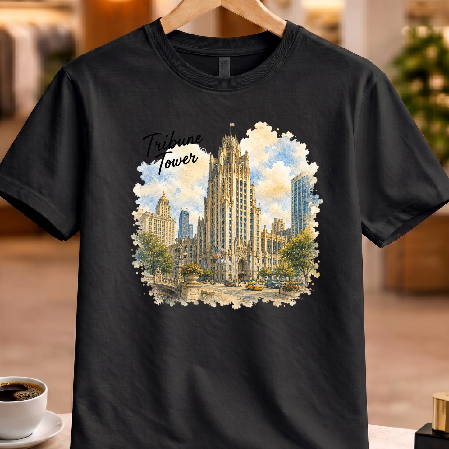 TRIBUNE TOWER ART TEE