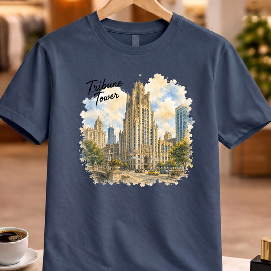 TRIBUNE TOWER ART TEE