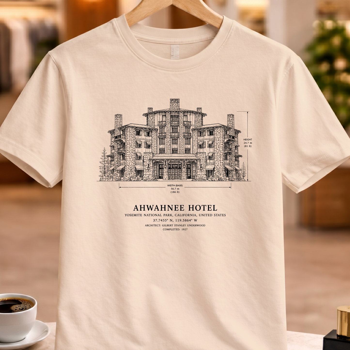 AHWAHNEE HOTEL STRUCTURAL TEE