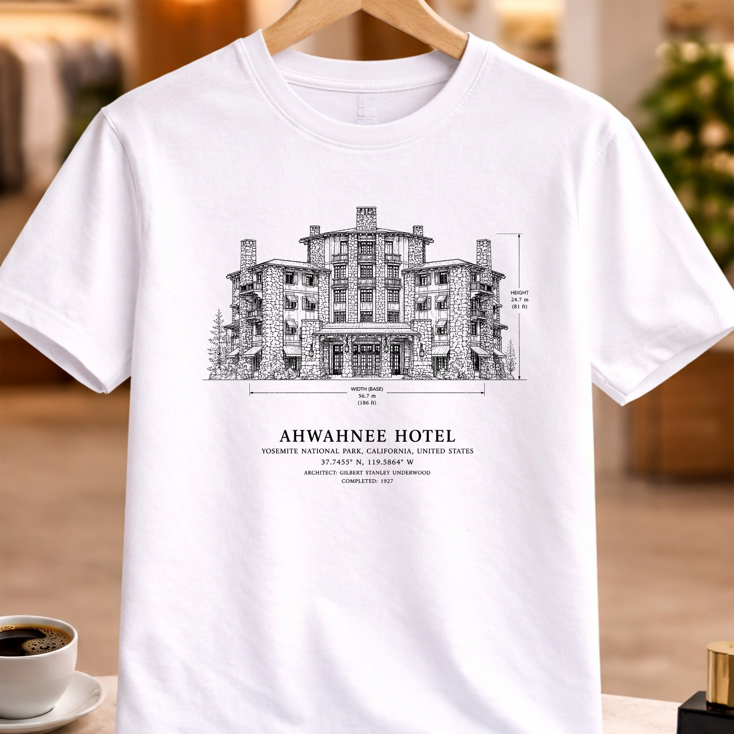AHWAHNEE HOTEL STRUCTURAL TEE
