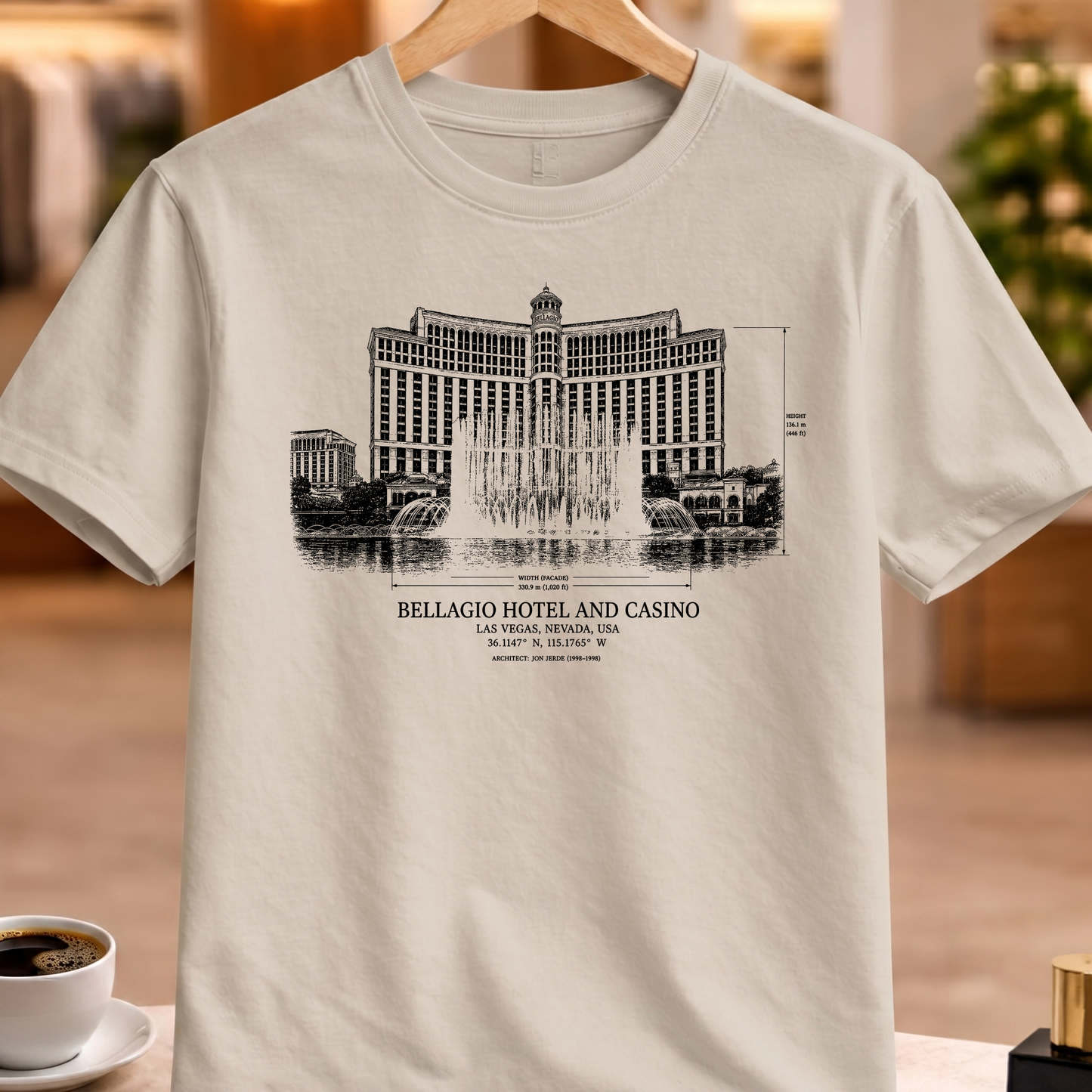 BELLAGIO HOTEL AND CASINO STRUCTURAL TEE