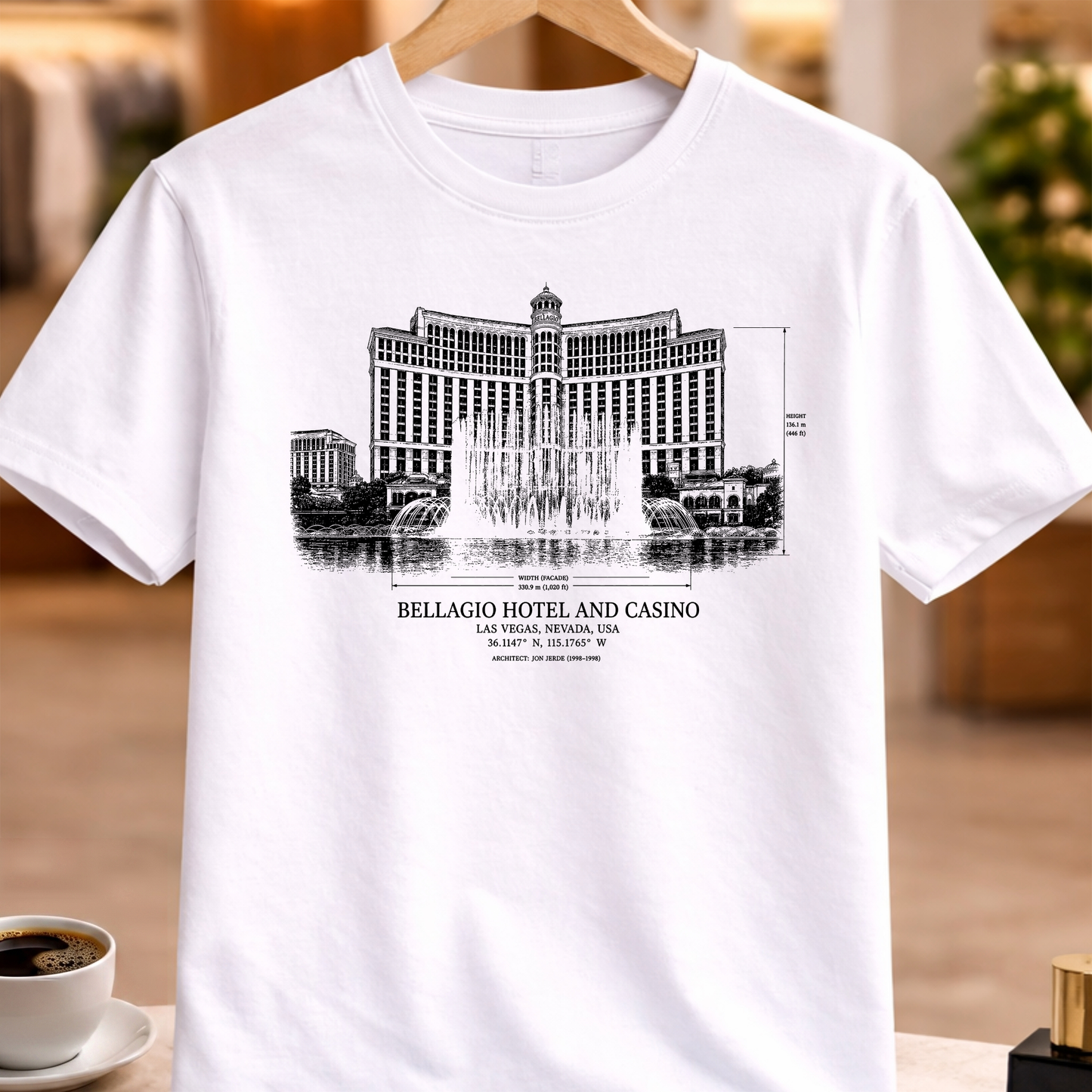 BELLAGIO HOTEL AND CASINO STRUCTURAL TEE
