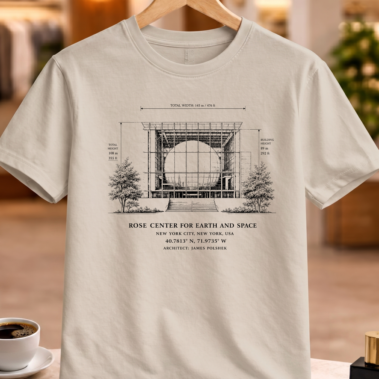 ROSE CENTER FOR EARTH AND SPACE STRUCTURAL TEE