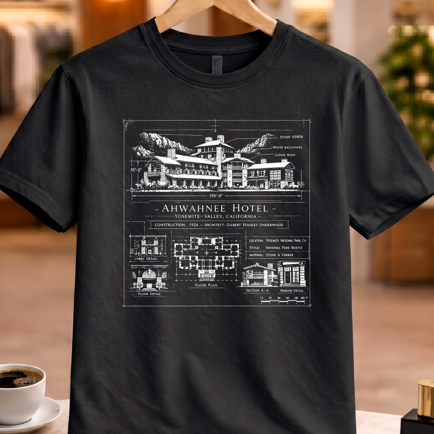 AHWAHNEE HOTEL TECHNICAL TEE