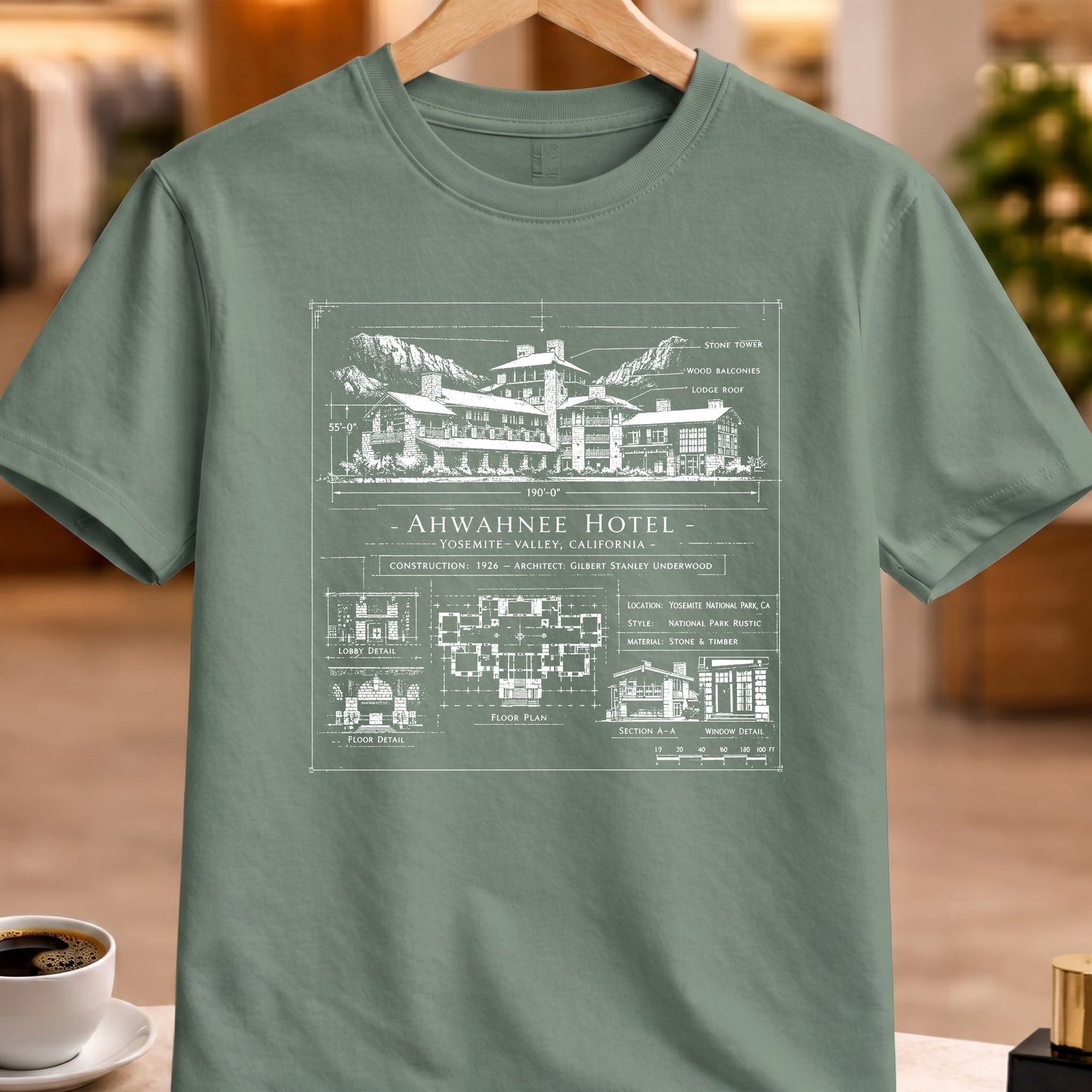 AHWAHNEE HOTEL TECHNICAL TEE