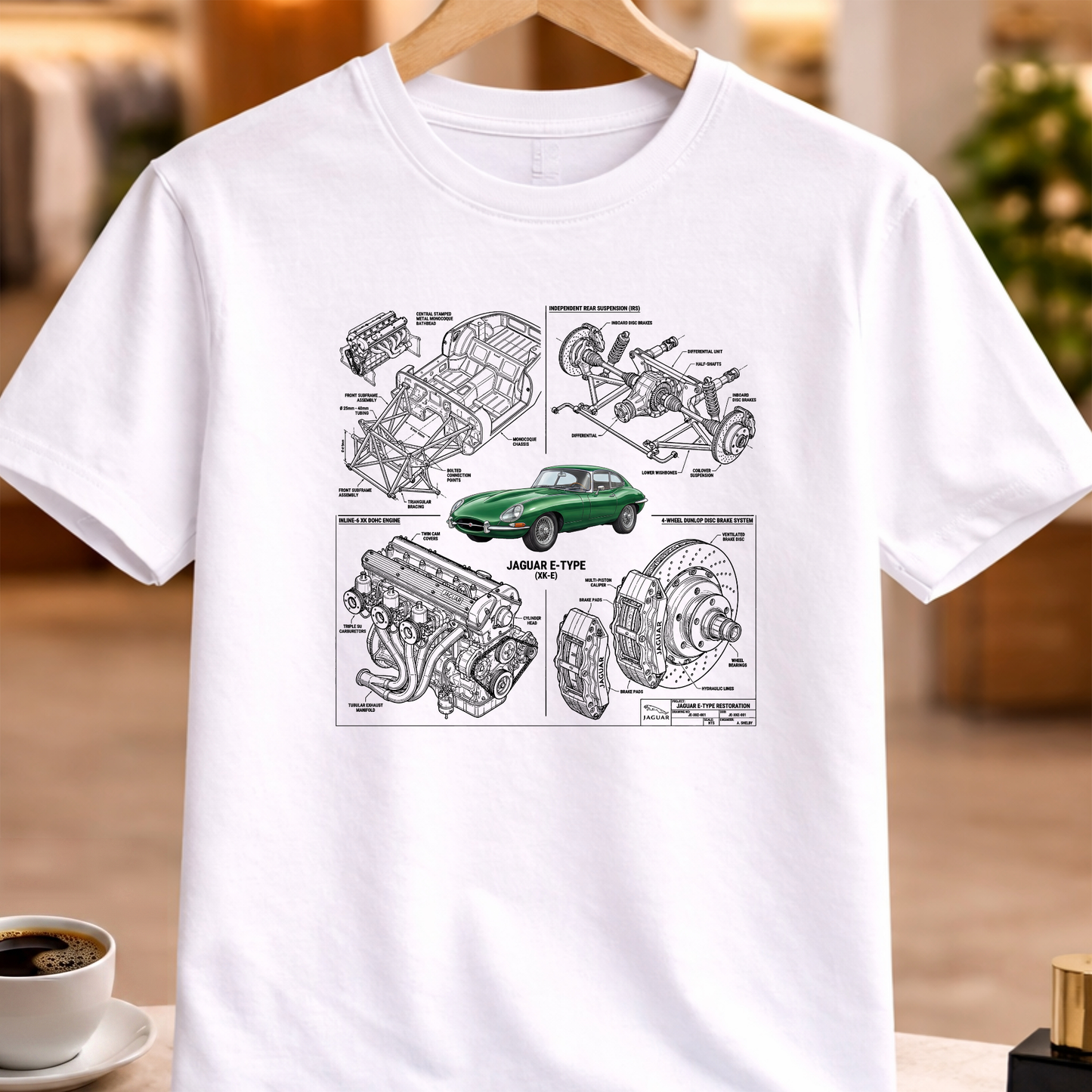 JAGUAR E-TYPE T-SHIRT