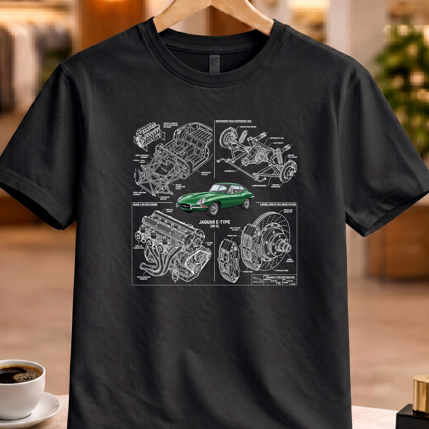 JAGUAR E-TYPE T-SHIRT