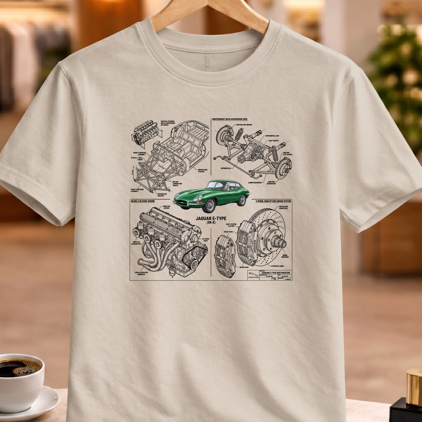 JAGUAR E-TYPE T-SHIRT