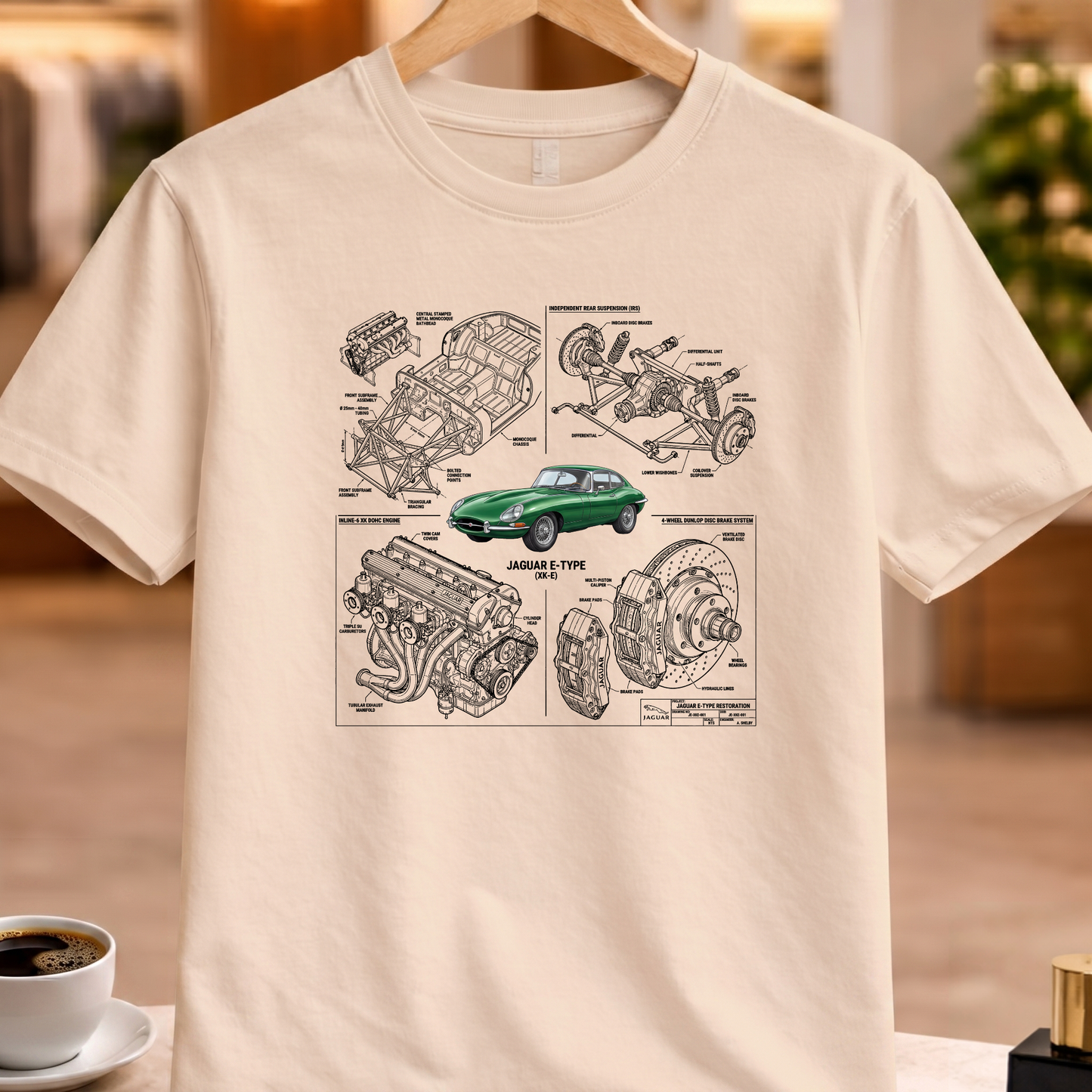 JAGUAR E-TYPE T-SHIRT