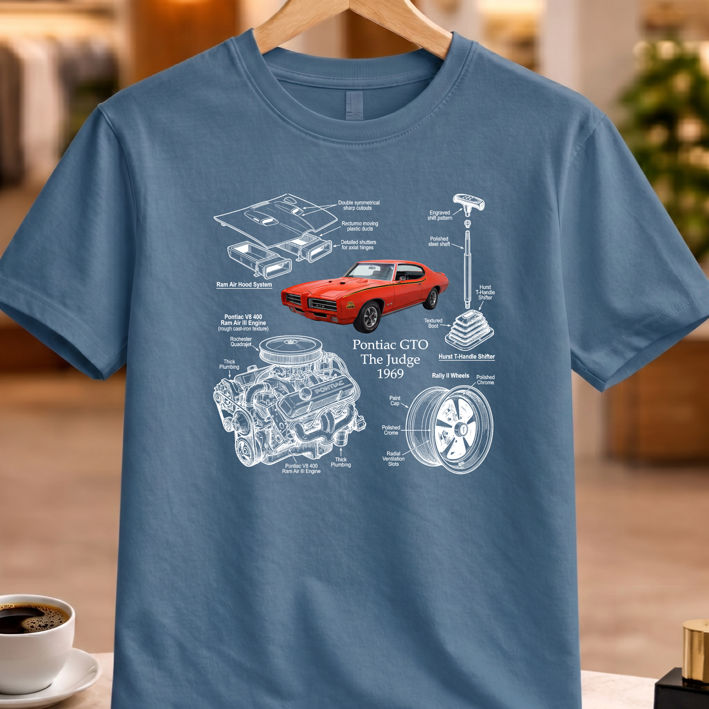 PONTIAC GTO THE JUDGE 1969 T-SHIRT