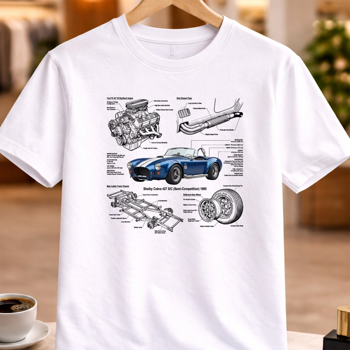 SHELBY COBRA 427 SC1965 T-SHIRT