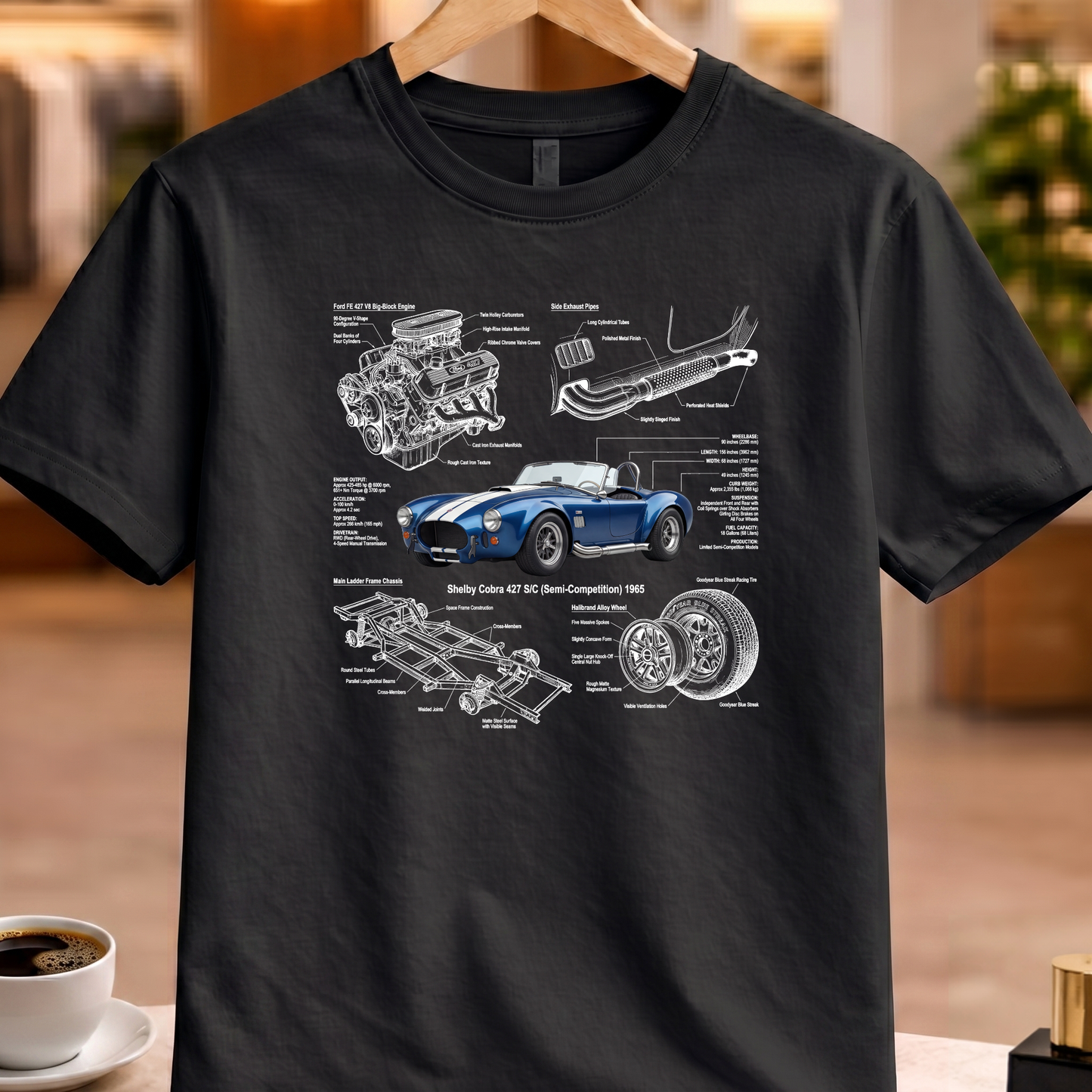 SHELBY COBRA 427 SC1965 T-SHIRT