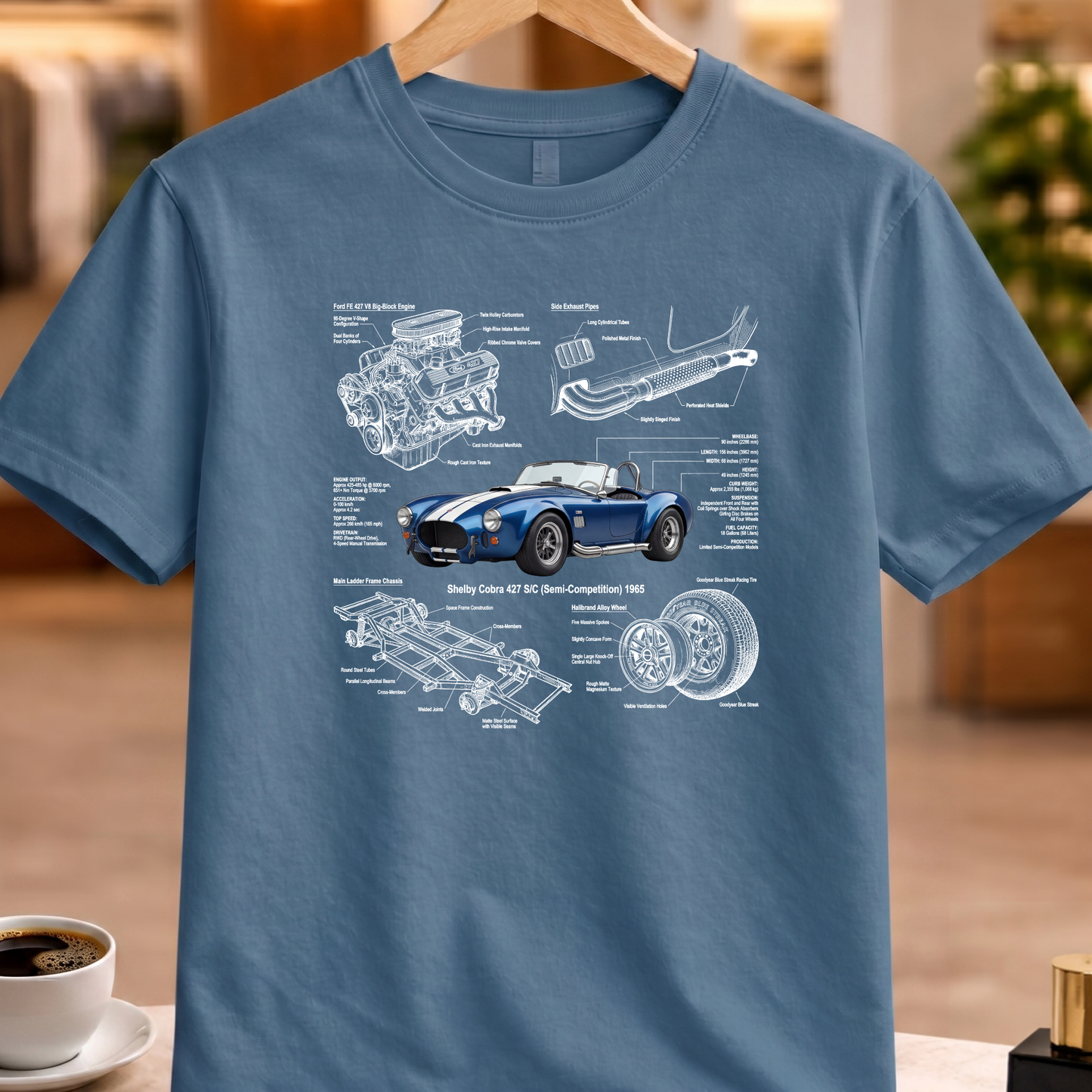 SHELBY COBRA 427 SC1965 T-SHIRT